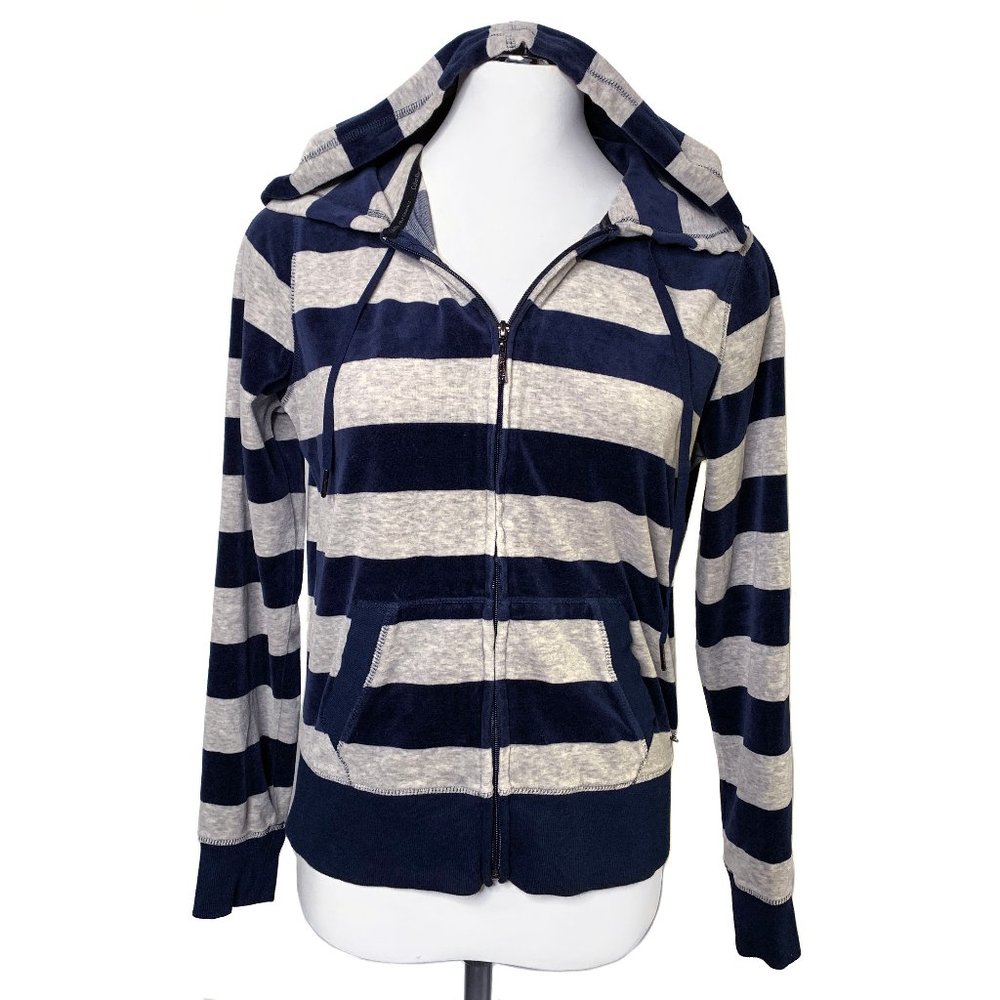 Calvin Klein Performance Quick Dry Velour Striped Hoodie